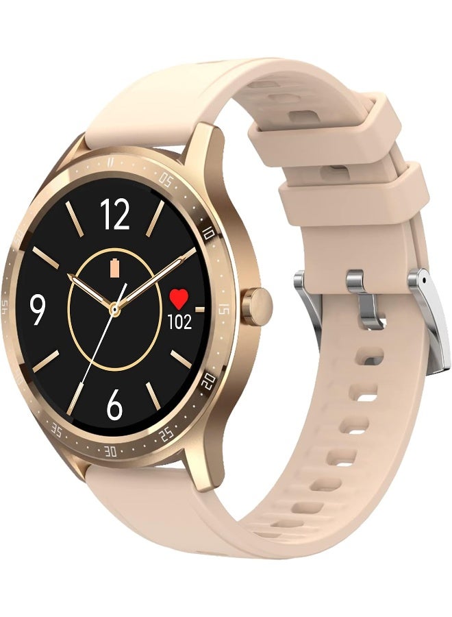 Fire-Boltt Renewed - Fire-Boltt 360 Spo2 Full Touch Large Display Round Smart Watch With In-Built Games, 8 Days Battery Life, Ip67 Water Resistant With Blood Oxygen And Heart Rate Monitoring (Gold) - Image 2