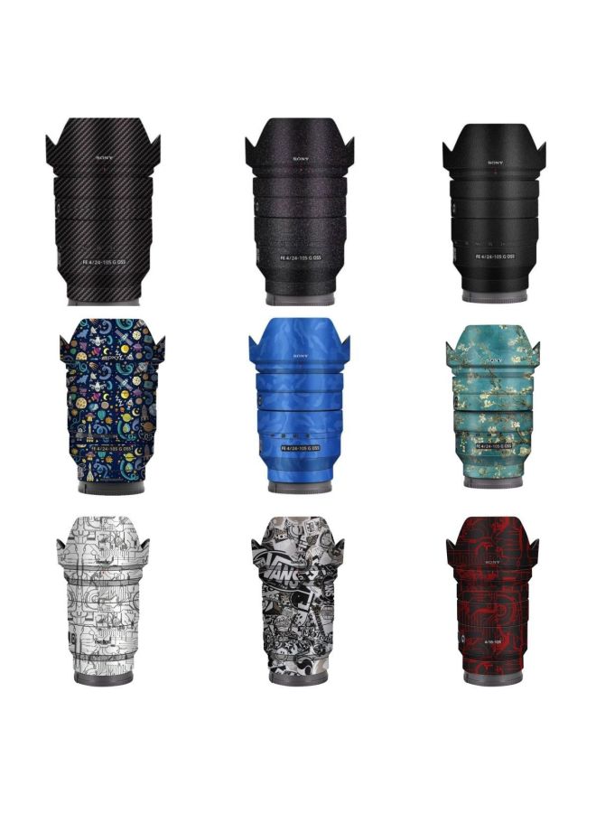 general For Sony FE24-105F4G Color Change Film Lens Protection Film Sticker SLR Lens Protection Film-Color:circuit Red - Image 2