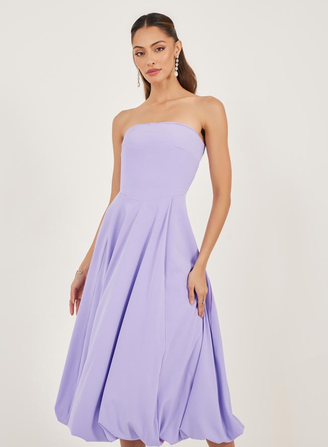 Styli Strapless Midi Dress - Image 3