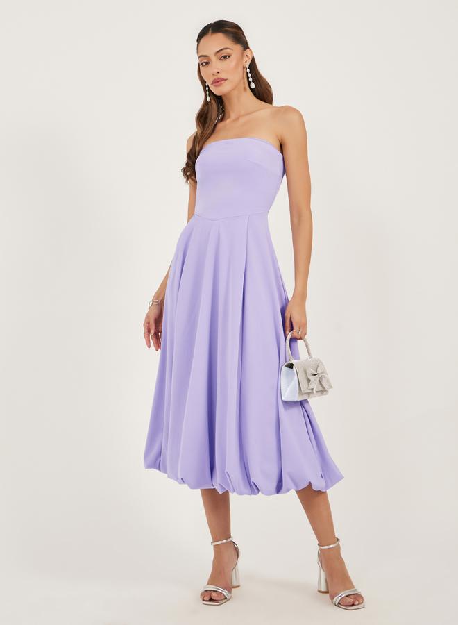 Styli Strapless Midi Dress - Image 1