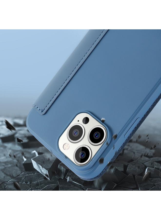 S-TOP Case For iPhone 13 Pro Skin Feel Horizontal Flip PU Leather Case with Holder & Card Slot - Image 5