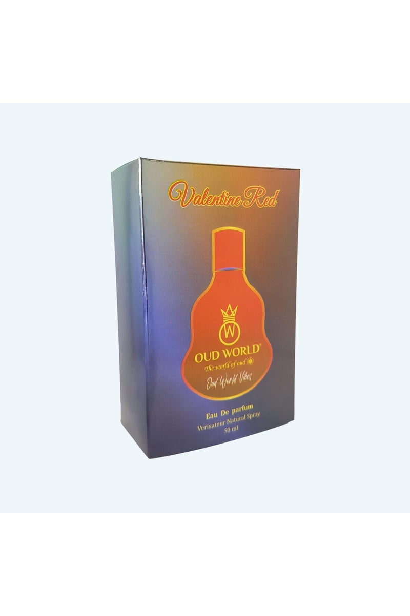 OUD WORLD Vibe Collection Valentine Red Eau de Parfum 50ml | Fruity Floral Woody Perfume | Arabian Oud Inspired - Image 2