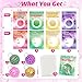 spring flower SpringFlower 24 Pack Valentines Day CardValentines Day with Squeeze Stretch Fidget Toy BallKids School Classroom Valentines Card Gifts Exchange Valentine Party Favors Prize for Kids - Image 4