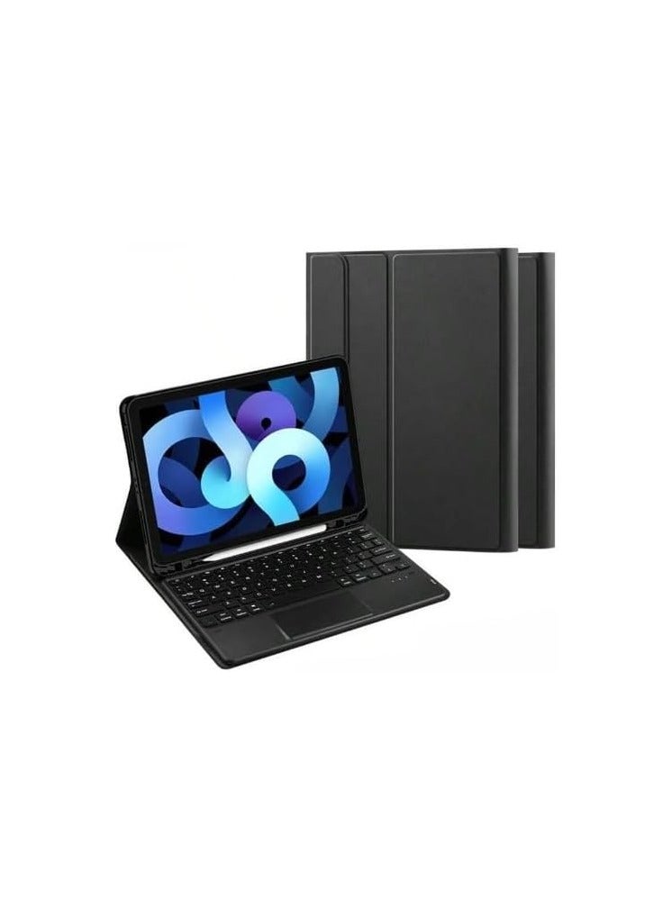 Smart Keyboard case With Touchpad for ipad 10.2 Eng+Arb Color Black - Image 3