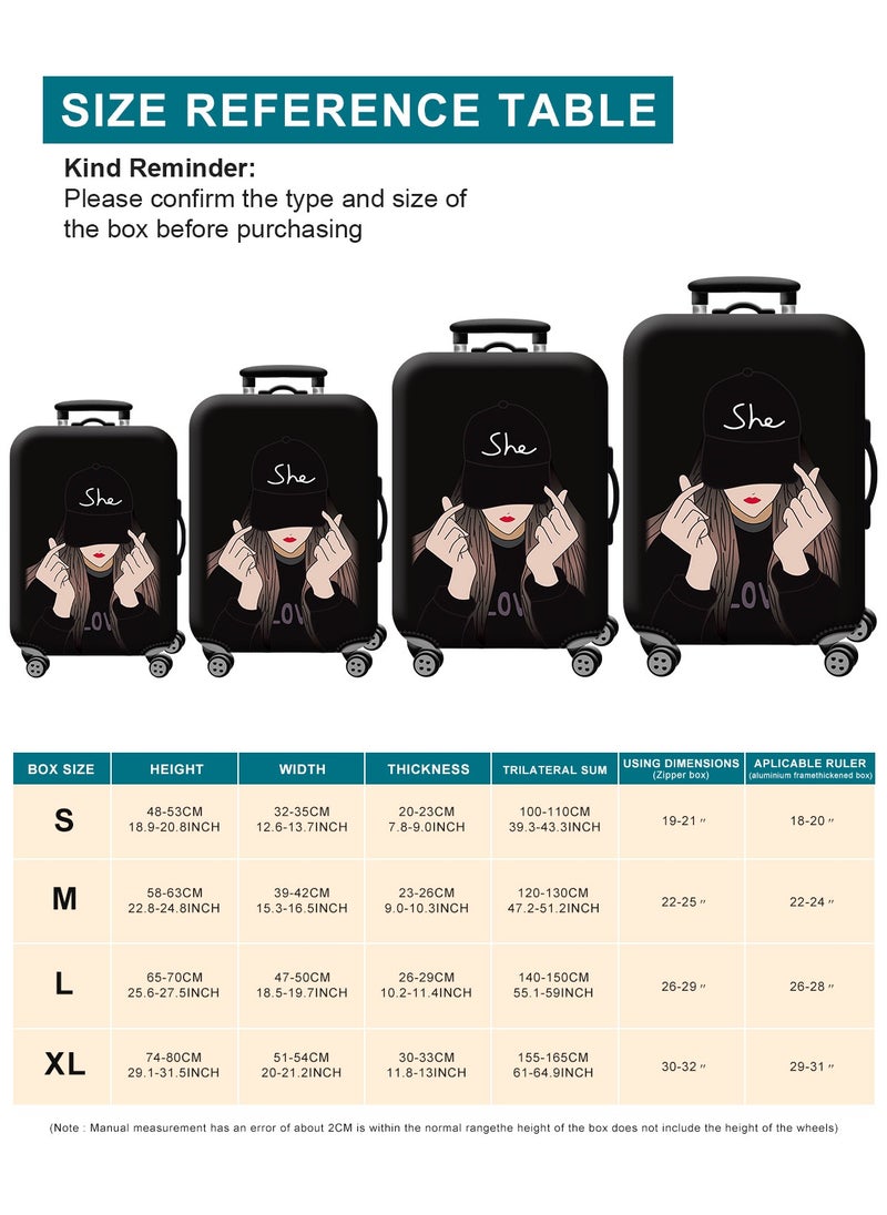 URbazaar Elastic Travel Luggage Cover Travel Suitcase Protective Cover for Trunk Case Apply to 18-30 inch luggage Suitcase Cover  - Image 4