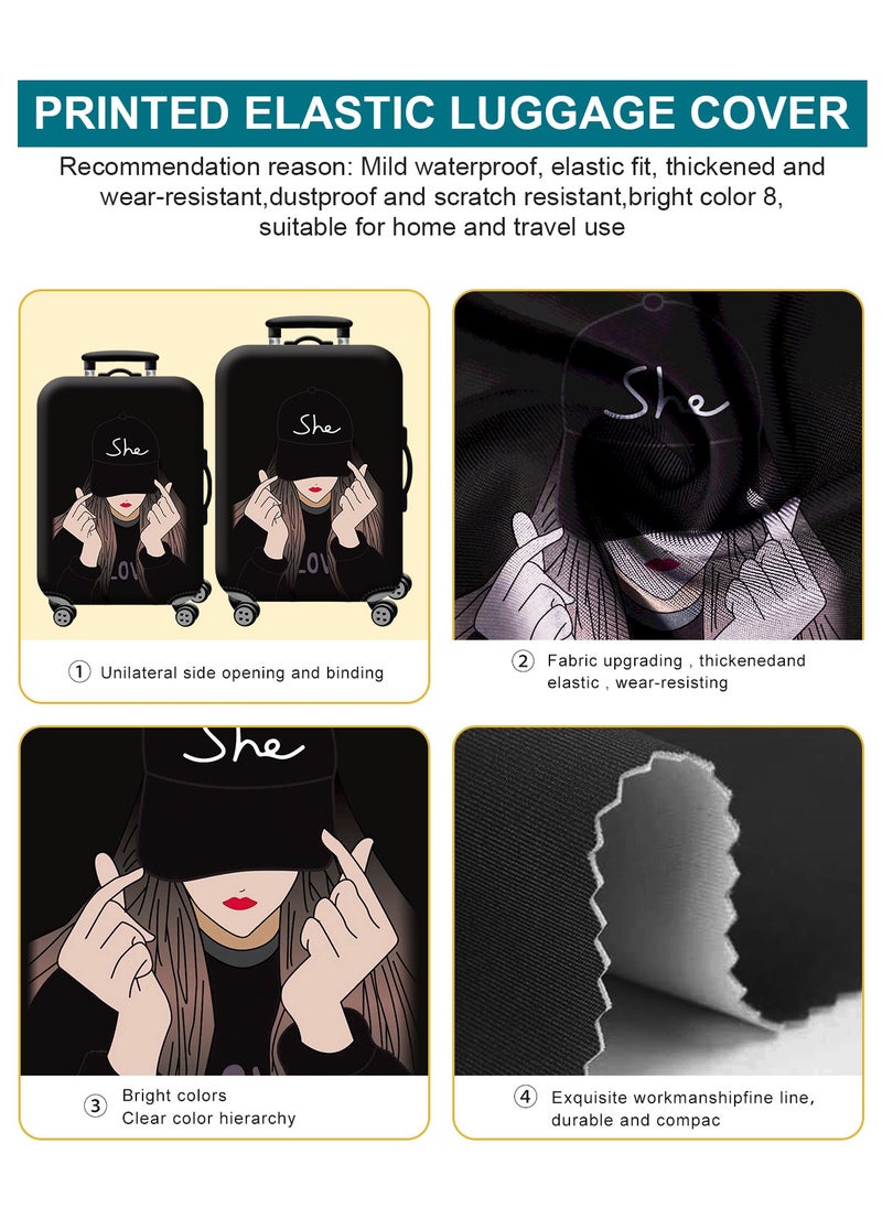 URbazaar Elastic Travel Luggage Cover Travel Suitcase Protective Cover for Trunk Case Apply to 18-30 inch luggage Suitcase Cover  - Image 5