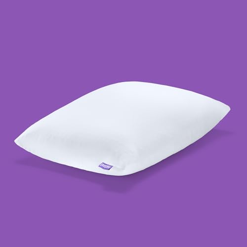 Purple Freeform Pillow - Standard Size, Customizable Support with GelFlex Grid & MicroFlex Moon Foam - Pressure Relief, Cooling, Extra Filling & Adjustable Height - Image 1