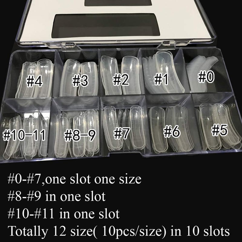 Liffly 120PCS/Case Dual Forms Nail Mold 12 Size With Scale Gift - Image 4