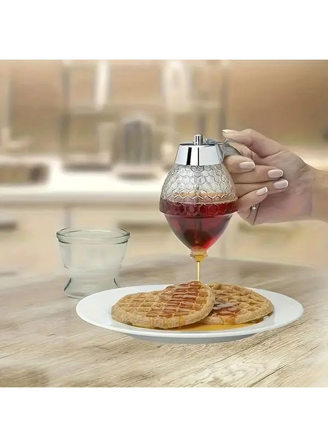 Honey Syrup Dispenser With Stand For Sauces Condiments And Kitchen Storage - Image 5