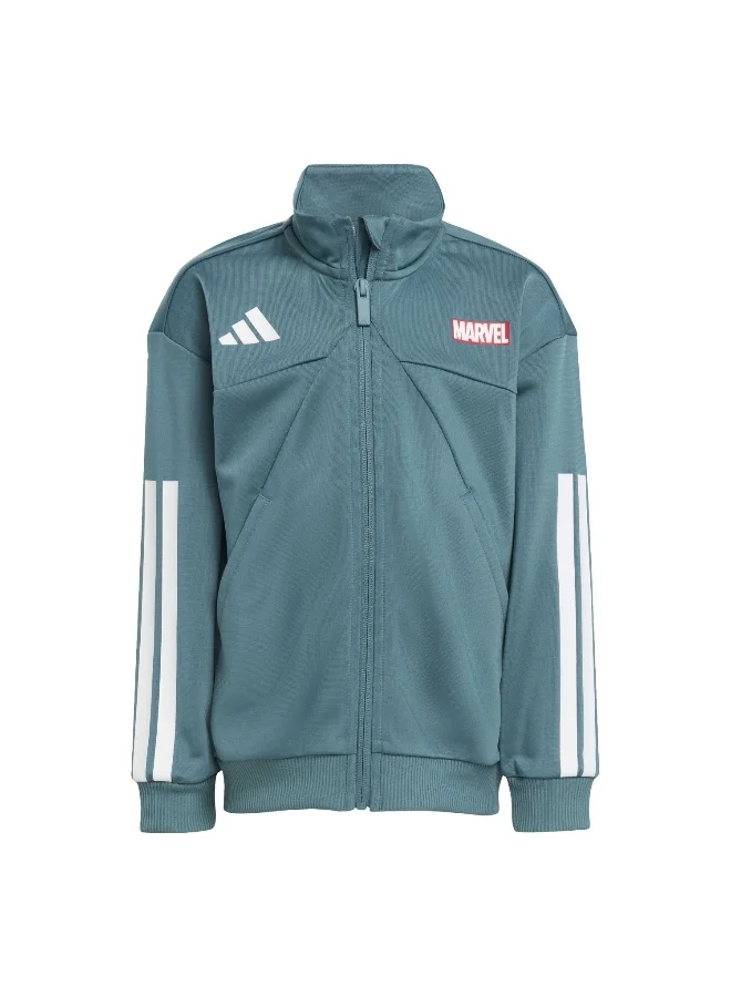 Adidas Lk Mrvl Sm Ts Green Training Suits For Kids 4-5Y