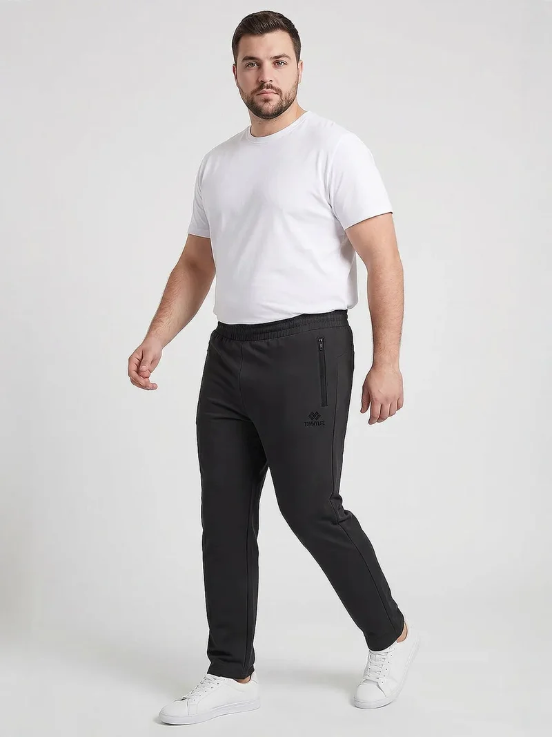 تومي لايف TOMMY Men’s Straight-leg Sweatpants