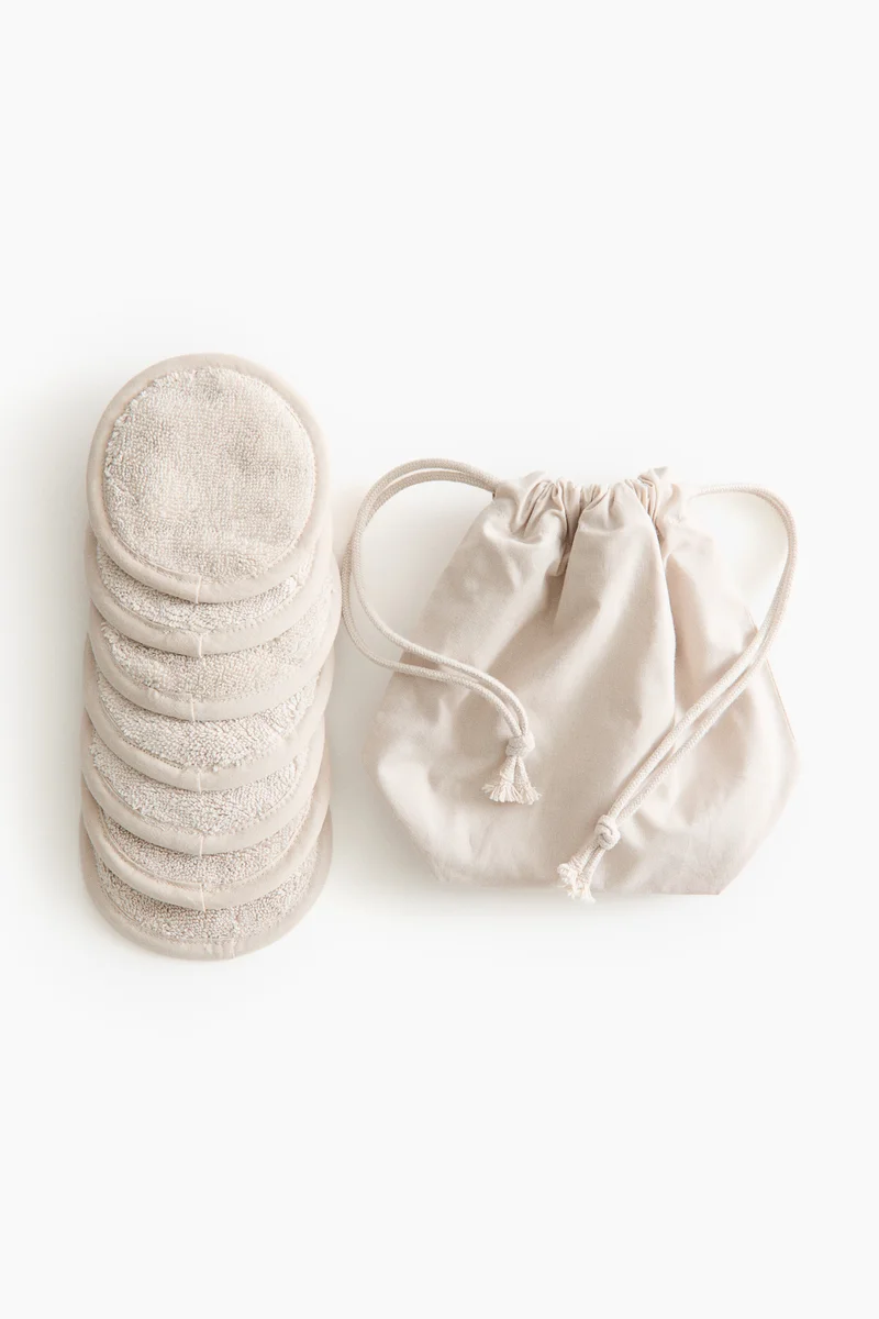 H&M 7-pack reusable cotton cleaning pads