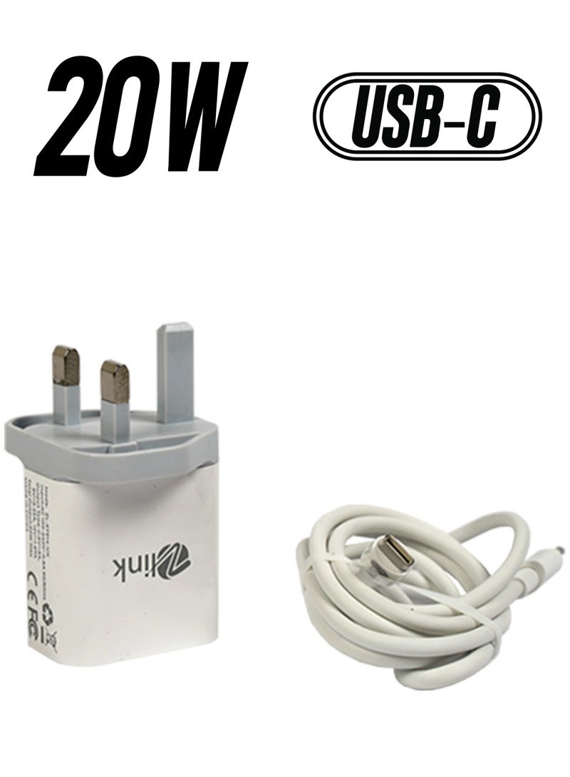 ZLink USB Charger Kit 20W UK plug - Image 1