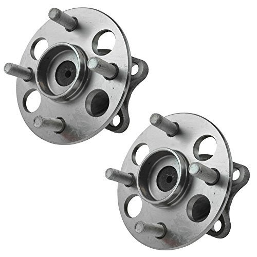 TRQ Rear Wheel Hub Bearings Assembly Set Compatible with 2013 Scion iQ 2012-2019 Toyota Prius C 2007-2014 Yaris - Image 1