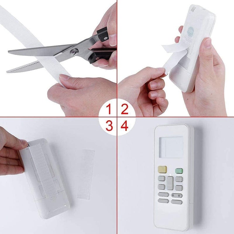 LVZGR Self Adhesive Hook Loop Tapes White 5M Hook5M Loop 25mm Width to Organize Stationaries Arts Crafts Projects Photo Frame etc Sticky Back Strong Glue Back Mounting Fastener Tape  - Image 3