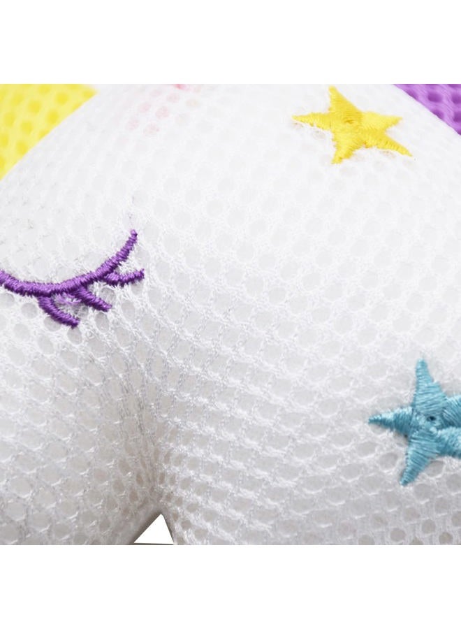 Ralcosuss Cute Unicorn Kids Bath Loofahs Balls for Baby Girls Boys Mesh Shower Ball Pouf Exfoliating Bath Sponge Body Cleaner Bath Accessories (White Unicorn) - Image 3