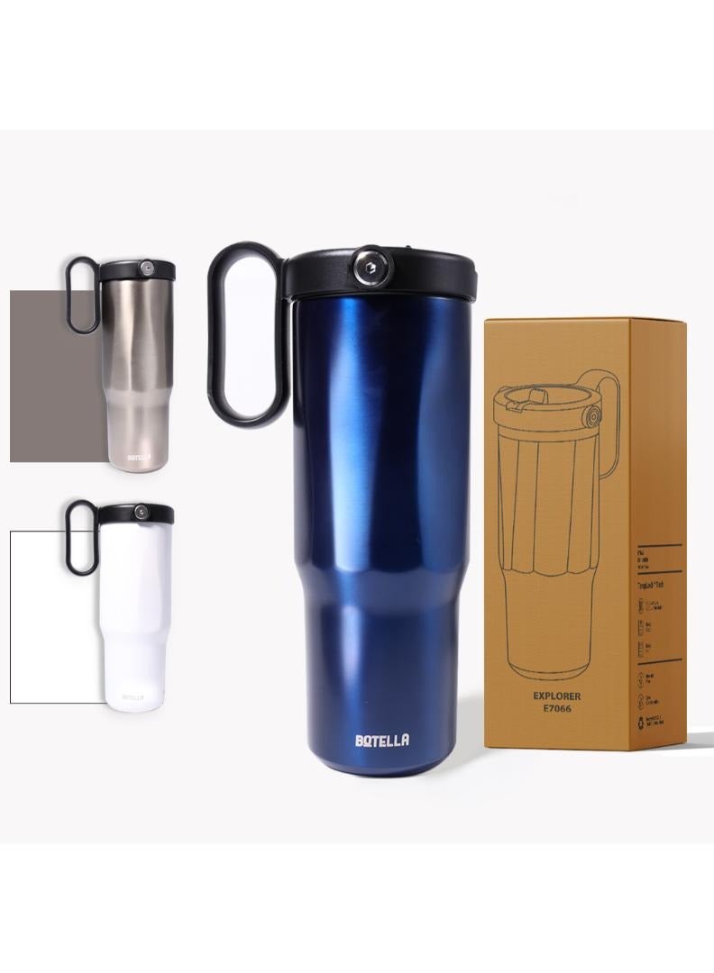 Botella Botella Insulated Water Bottle Explorer - Leakproof Stainless Steel, Outdoor Travel 900ml , Blue  - Image 1