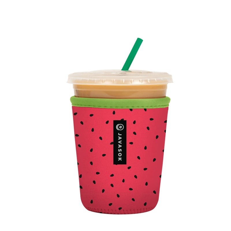Sok It Java Sok Iced Coffee & Cold Soda Insulated Neoprene Cup Sleeve (Watermelon Sugar  Small: 16-20oz) - Image 1