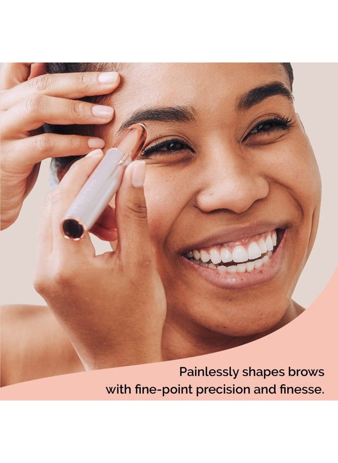 finishing touch Flawless Brows Eyebrow Hair Remover Electric Razor for Women with LED Light for Instant and Painless Hair Removal  - Image 4