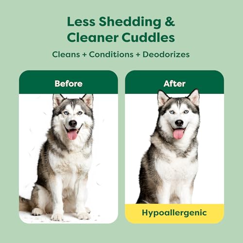 Earth Rated Deshedding Dog Shampoo, Hypoallergenic 3-in-1, Shampoo & Conditioner for Dogs & Puppies, Deodorizing, 98.5% Natural Origin Ingredients, 16 oz - Image 2