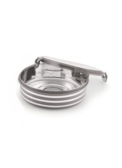 Nabhya Nabhya Stainless Steel Airtight & Leak Proof S.S.Container/Lunch Box with Plastic Coating & 4 Side Locking Lid (Grey) (Big-1000 ML, 1 PC)  - Image 1