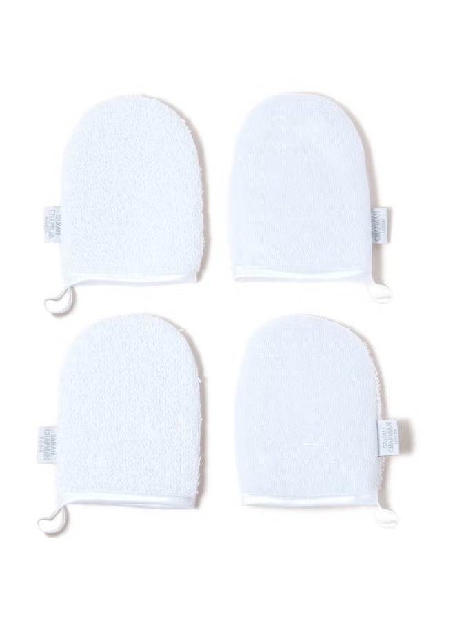 Sarah Chapman Skinesis Professional Cleansing Mitts x 4 - Image 3