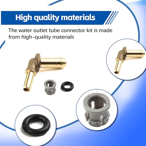 HEWEIXH Thermostat Water Outlet Tube Connector Kit LR049990 Compatible with Jaguar Land Rover - Image 5