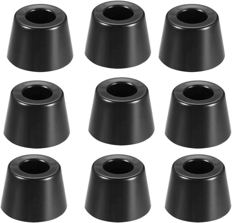 Eyech 40 قطعة أقدام مطاطية دائرية طويلة مضادة للاهتزاز مثبتة بأقدام مطاطية لمقاعد الخزائن والمكاتب والطاولات - Image 1