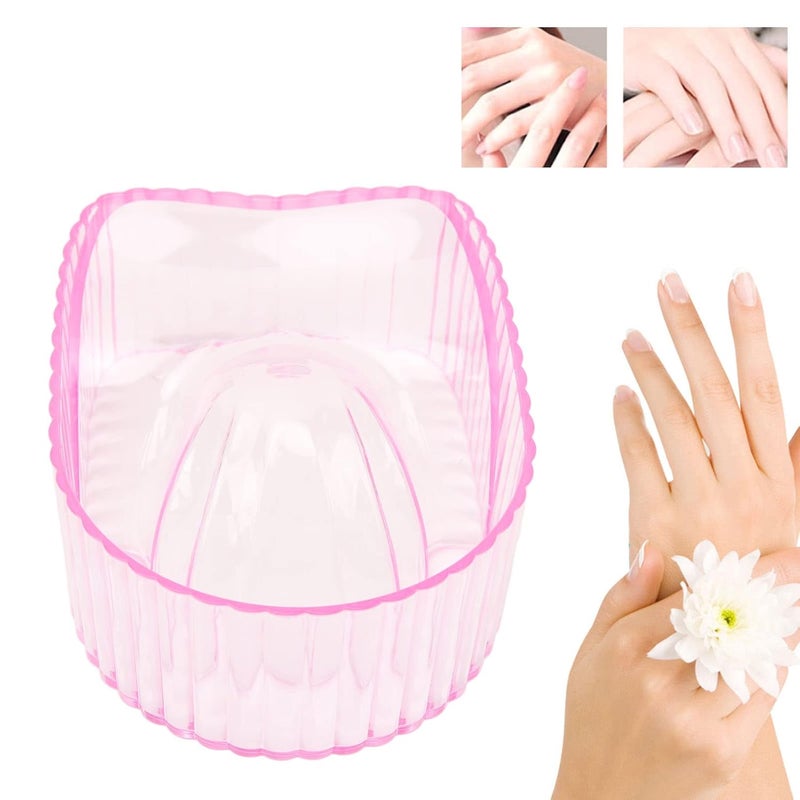 All space matching look Hand Soaking Bowl, Acrylic Thicken Soften Dead Remover Manicure Bowl Gel Nail Remover Acetone Soaking Bowls for Nail Salon(Pink) Single & bulk storage compatible - Image 5