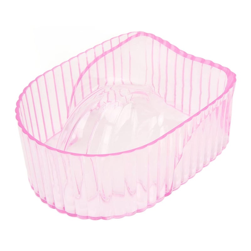 All space matching look Hand Soaking Bowl, Acrylic Thicken Soften Dead Remover Manicure Bowl Gel Nail Remover Acetone Soaking Bowls for Nail Salon(Pink) Single & bulk storage compatible - Image 1