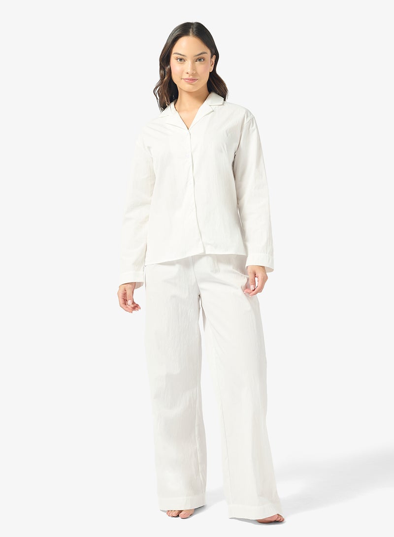 Ginger Resort Button Down Shirt & Pyjama Set - Image 5