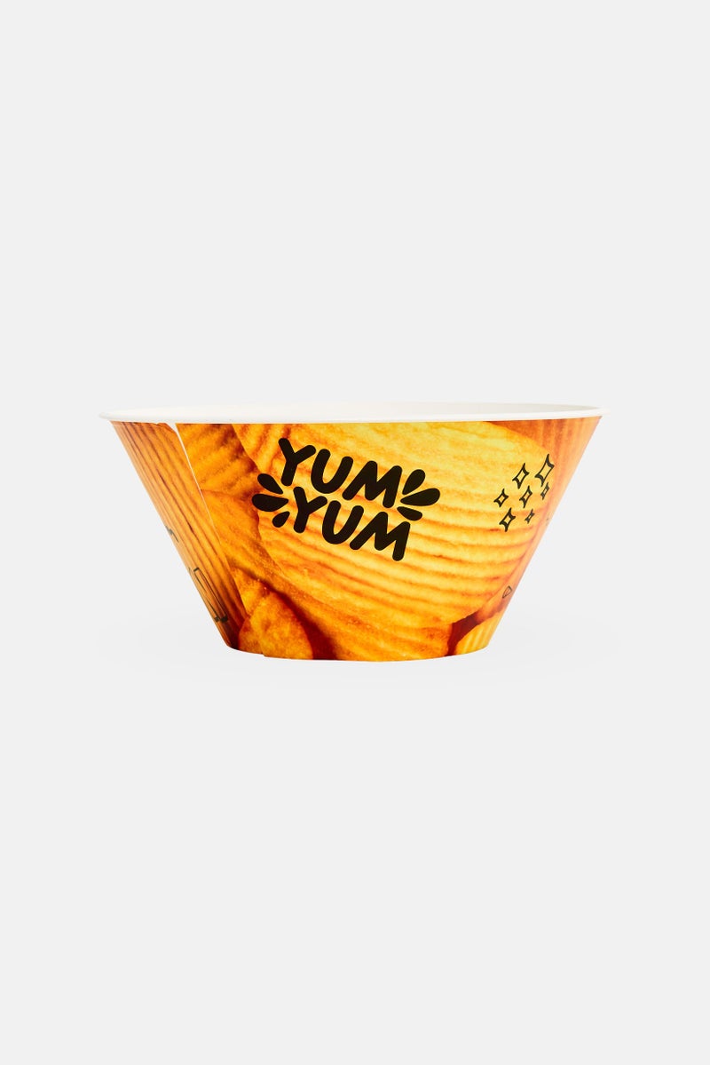 HEREVIN Graphic Print Plastic Snacks Bowl, Multicolor - Image 3
