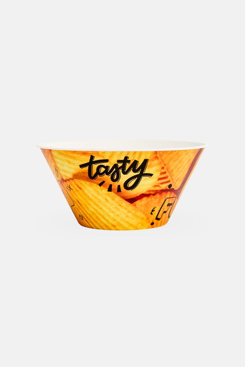 HEREVIN Graphic Print Plastic Snacks Bowl, Multicolor - Image 1