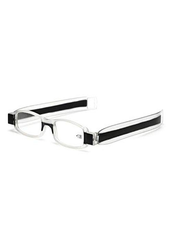 AEC ID 180 Library 1 Rotating Tube Pen Clip Folding Reading Glasses (+1.50, Black) - Image 1