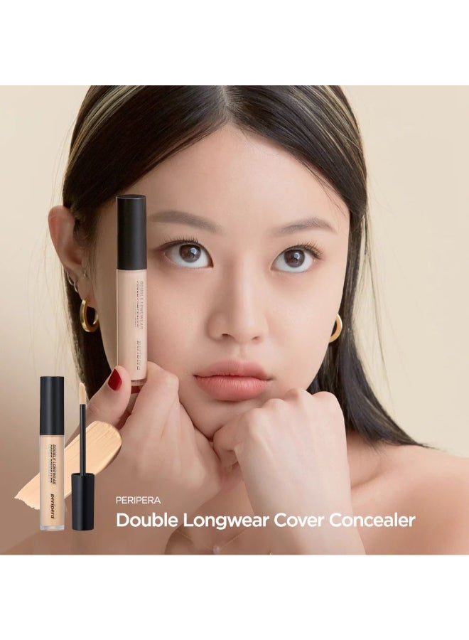 Peripera كونسيلر دابل لونغ وير كوفر 01 آيفوري نقي - Image 5