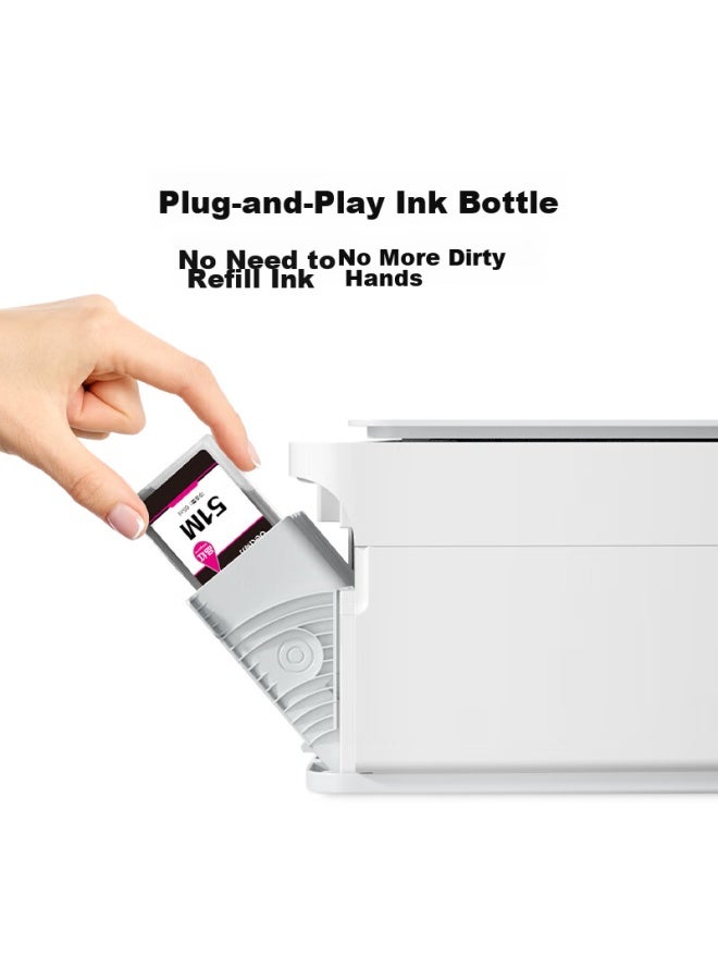 Deli 51m Magenta Ink Bottle (magenta) (bottle), Compatible With Deli Wireless Ink Cartridge Color Inkjet Printer L511ws - Image 4