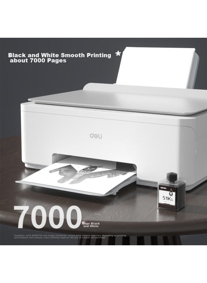 Deli 51m Magenta Ink Bottle (magenta) (bottle), Compatible With Deli Wireless Ink Cartridge Color Inkjet Printer L511ws - Image 3