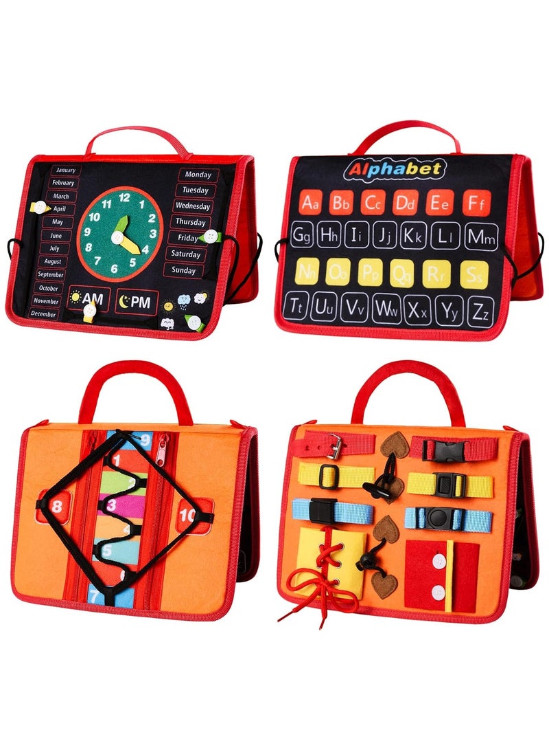 general Toddler Busy Board, Sensory Board for Learning Fine Motor Skills, Traveling Cars Airplanes Toddler Activities, Practical Early Education Sensory Toys - Image 2