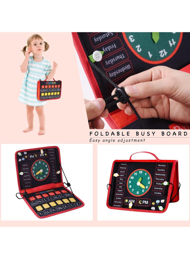 general Toddler Busy Board, Sensory Board for Learning Fine Motor Skills, Traveling Cars Airplanes Toddler Activities, Practical Early Education Sensory Toys - Image 5