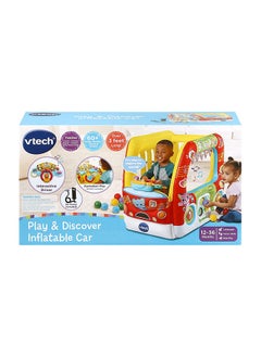 vtech Play And Discover Inflatable Car, Interactive And Developmental Toy With Sounds And Music, For Boys And Girls, Suitable For Ages 3 Months+  - Image 1