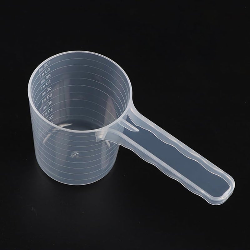 LJJCSFF 6 PCS 100ml Measuring Spoon Milk Powder Scoop Laundry Detergent Scoopers Powder Flour Scoop Spoon Plastic Measuring Spoons Set - Image 2