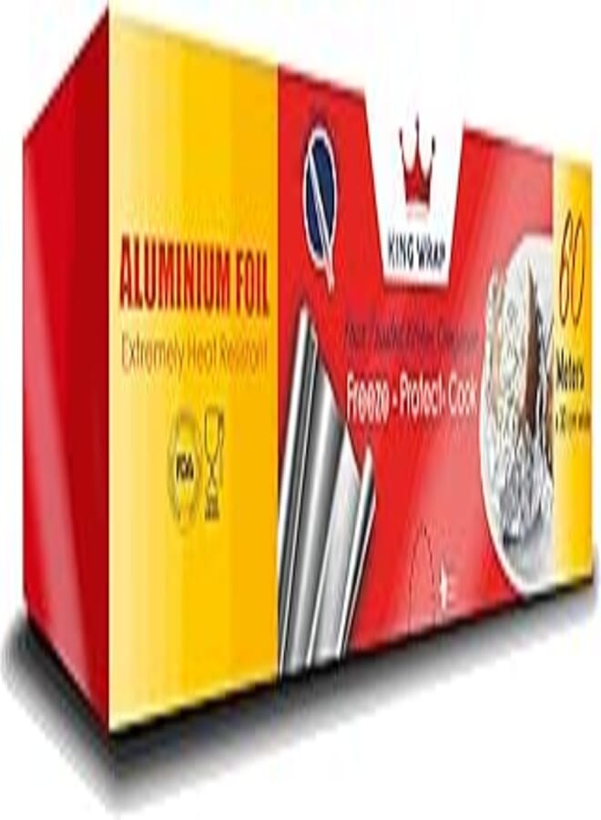 KING WRAP King Wrap - Aluminium Foil 30 CM x 60 M