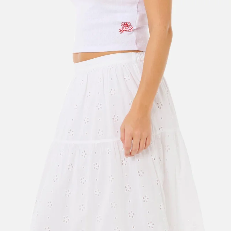 ريب كورل Oasis Broderie Maxi Skirt - Women