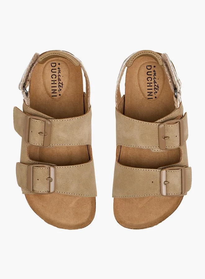 سيد دوتشيني Boys Buckle Accent Hook & Loop Sandals Ramadan Collection