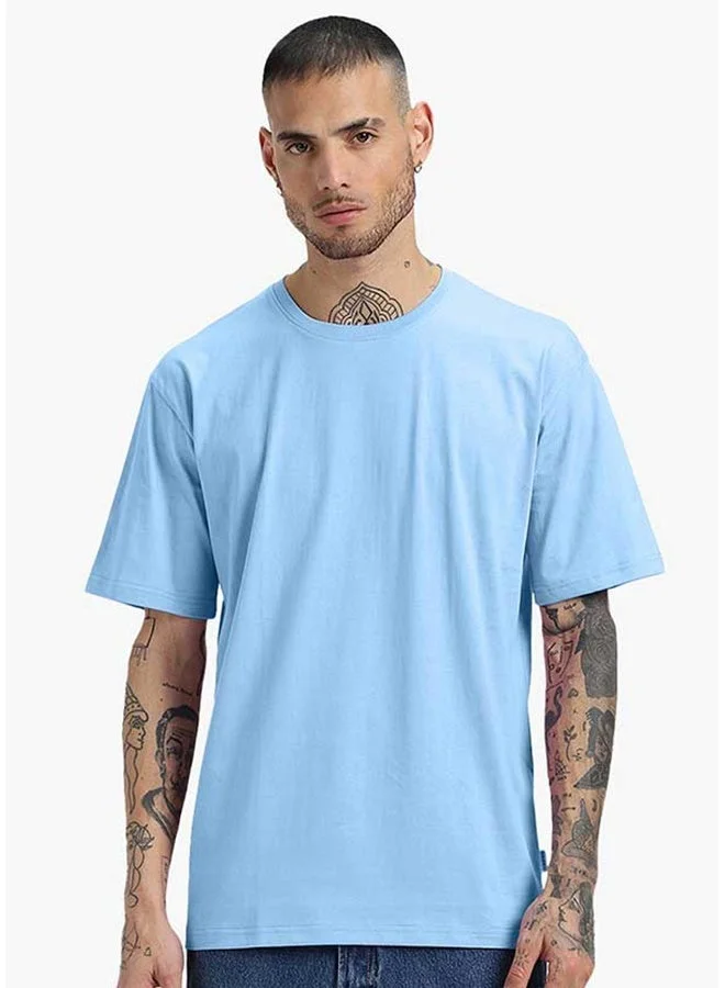 Veirdo Veirdo Pure Cotton Oversized Fit Half Sleeve T-Shirt For Men Dutch Canal Half Sleeve T-Shirt For Men