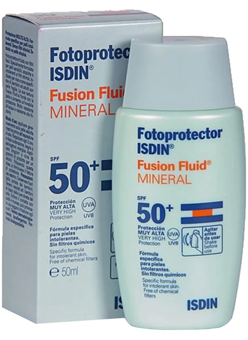 ISDIN Isdin Fotoprotector Fusion Fluid SPF 50+ Mineral Sunscreen 50ml 