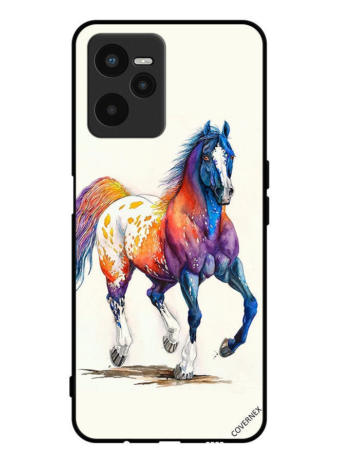 Covernex Protective Case Cover For Realme C35 Horse Paint Art - Image 1