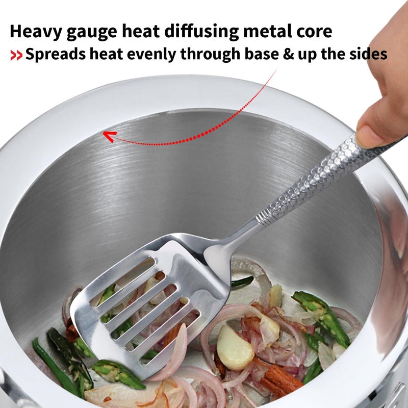 Hawkins Triply 3 Litre Classic Pressure Cooker - Stainless Steel Induction Inner Lid, Silver - Image 5