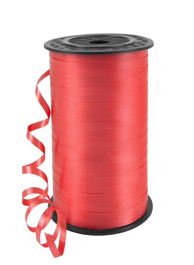 HimBen 500 Yards Curling Ribbon for Gift Wrapping, 3/16" Balloon String for Christmas Valentine Birthday Wedding Party Festival Decoration, Crafts, Flower Bouquet(Solid Red) - Image 1