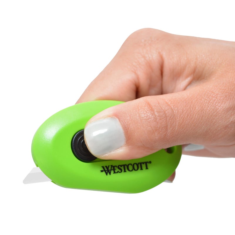 Westcott Westcott Compact Retractable Box Opener (16474), Uses Ceramic Blades  - Image 4